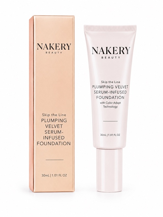 Nakery Beauty Other - Nakery Skip the Line Plumping Velvet Serum Foundation Shade Deep 30ml New in Box